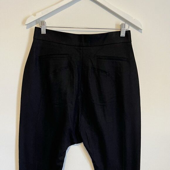 Alexander McQueen Black Wool Drop Crotch Tailored Pants - Picture 6 of 11